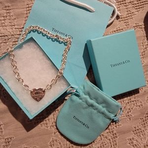 Tiffany Sterling Silver Heart Tag Choker